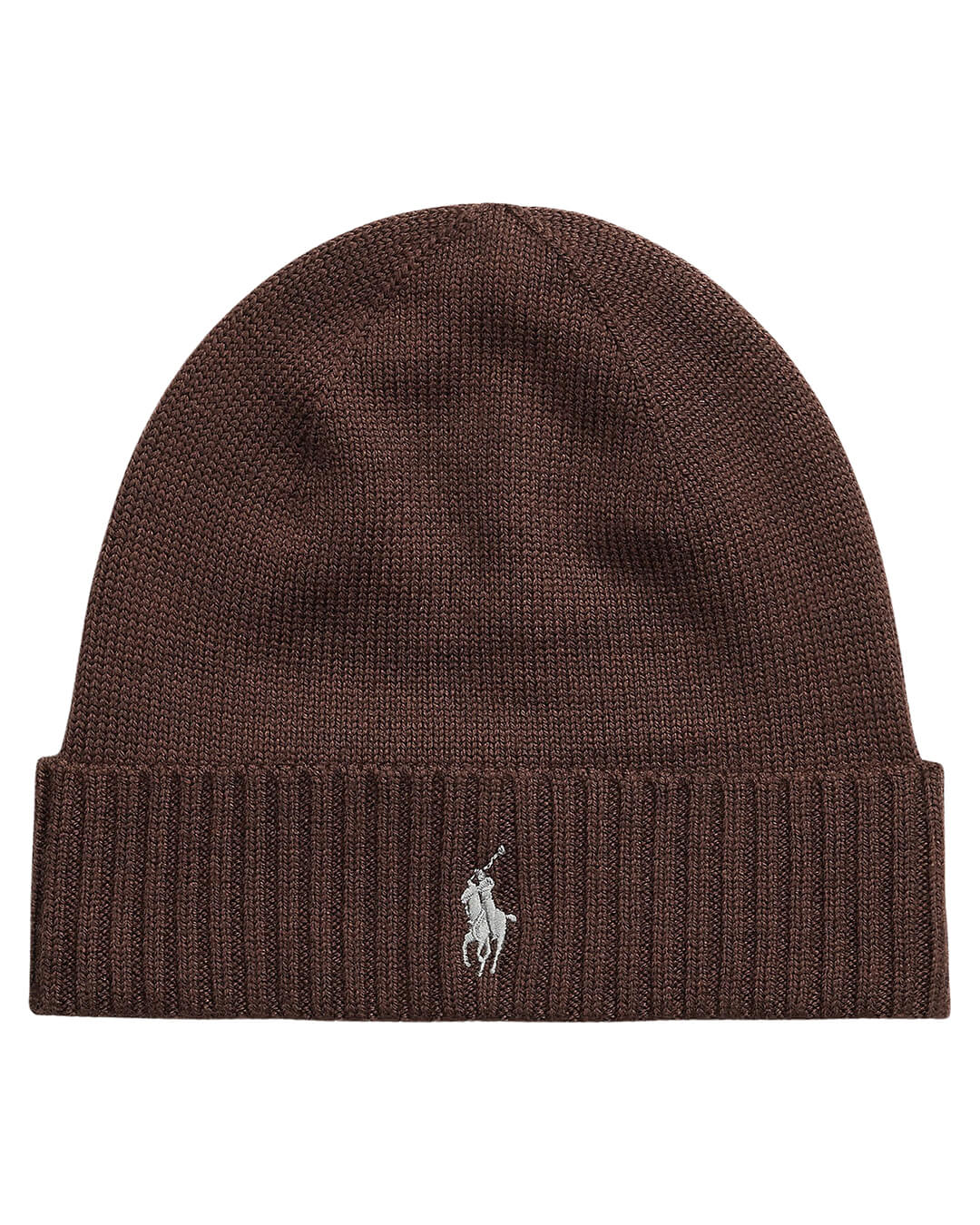 Polo Ralph Lauren Beanies ONE SIGNATURE PONY WOOL BEANIE BROWN