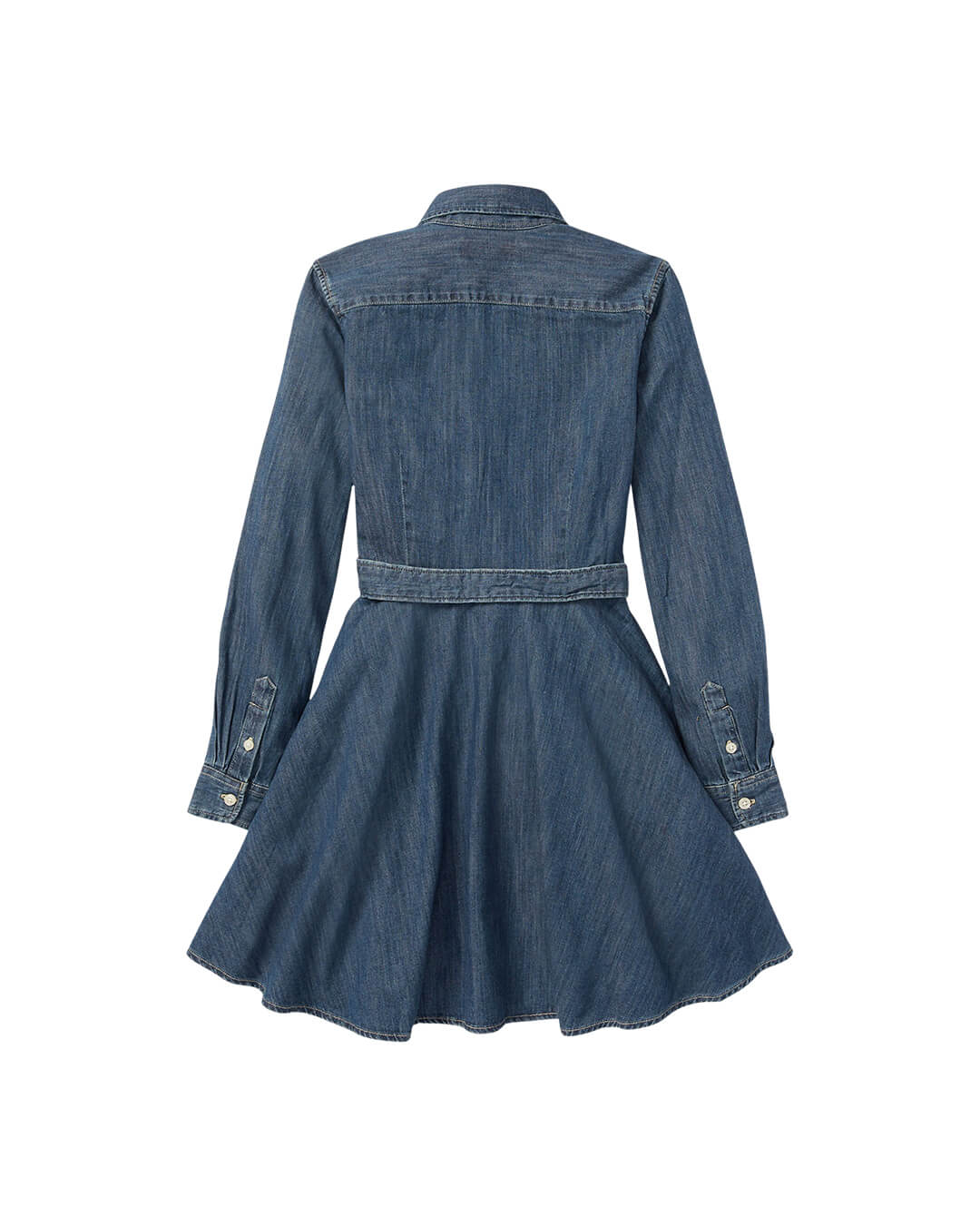 Polo Ralph Lauren Dresses BELTED COTTON DENIM SHIRTDRESS NAVY