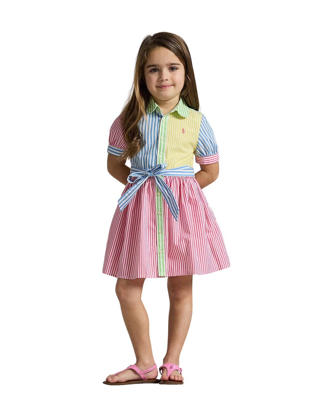 Polo Ralph Lauren Dresses Girls Polo Ralph Lauren Multi-Color CRLWFNSHDRSS Day Dress
