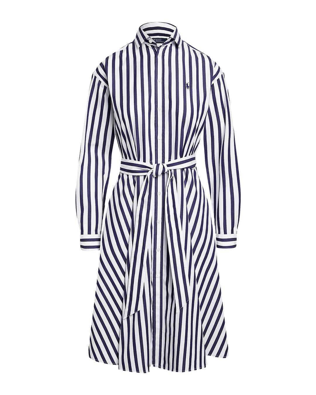 Polo Ralph Lauren Dresses Polo Ralph Lauren Belted Striped Cotton Shirtdress