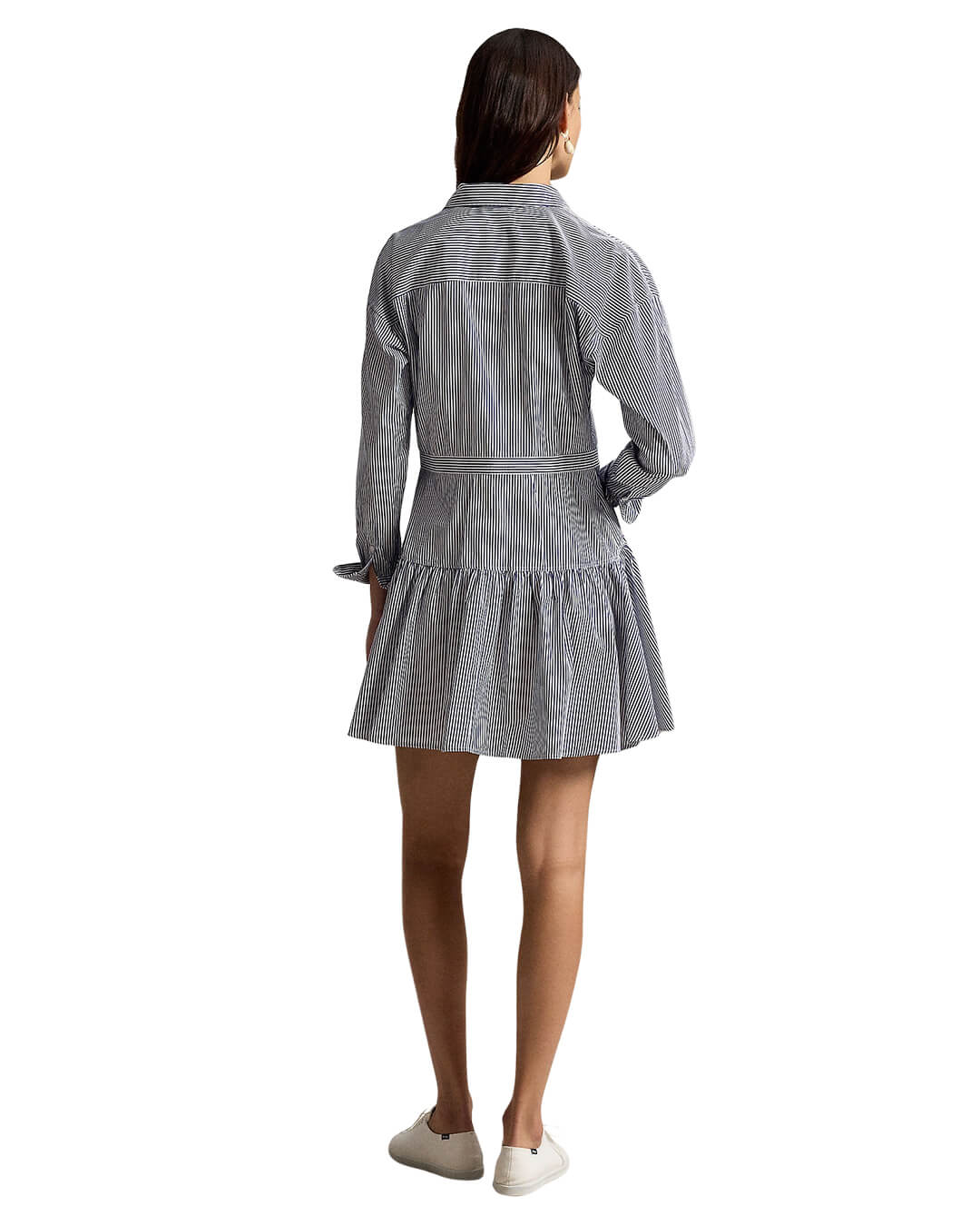 Polo Ralph Lauren Dresses Polo Ralph Lauren Blue  Striped Cotton Poplin Paneled  Dress