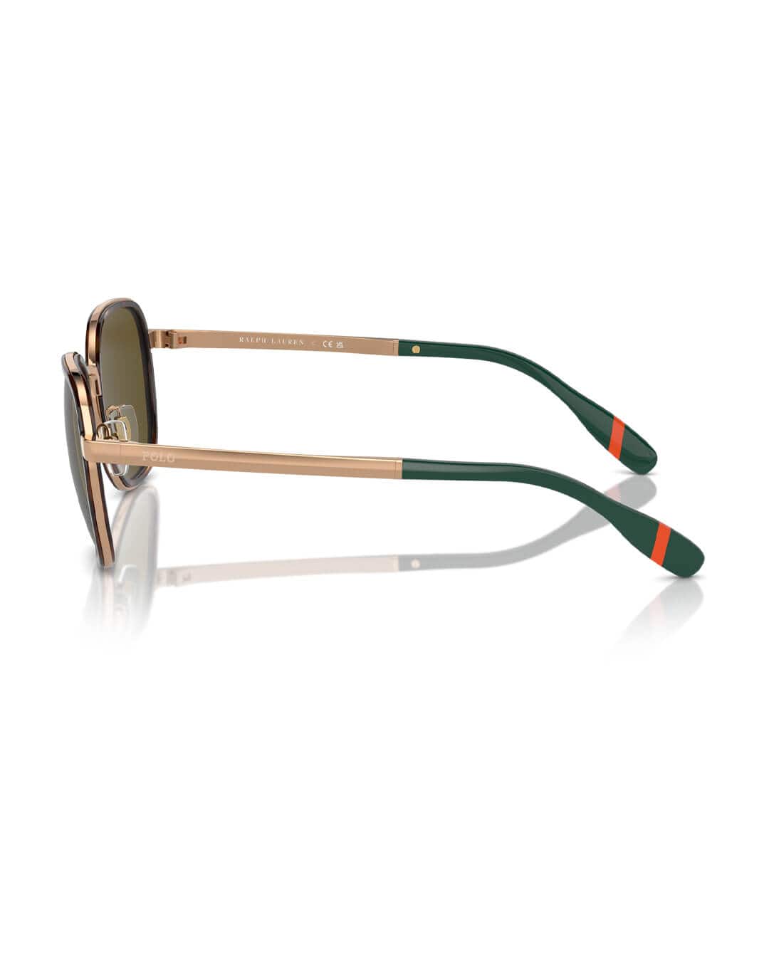 Polo Ralph Lauren Eyewear One Size Polo Ralph Lauren Gold Classic Rider Sunglasses