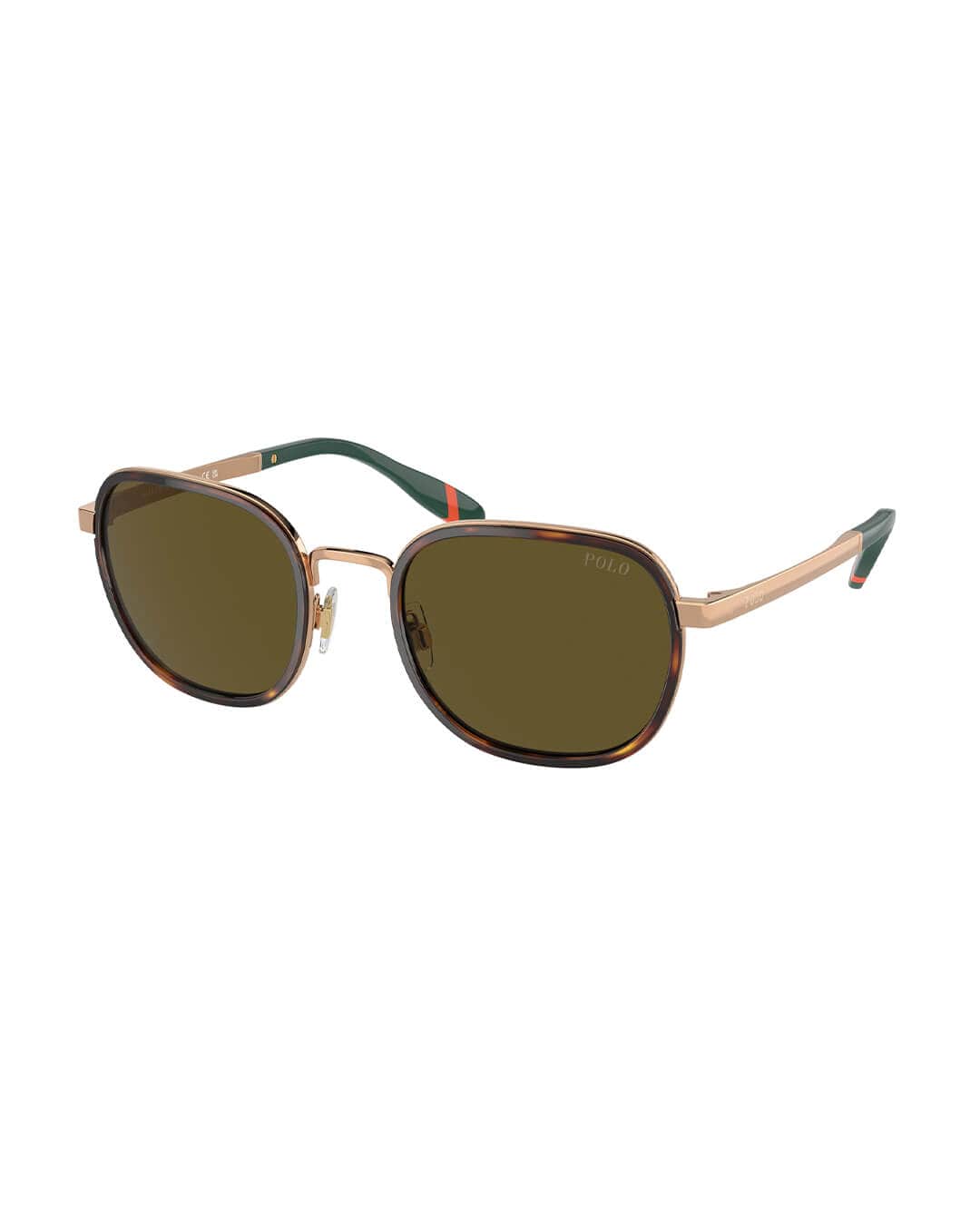 Polo Ralph Lauren Eyewear One Size Polo Ralph Lauren Gold Classic Rider Sunglasses