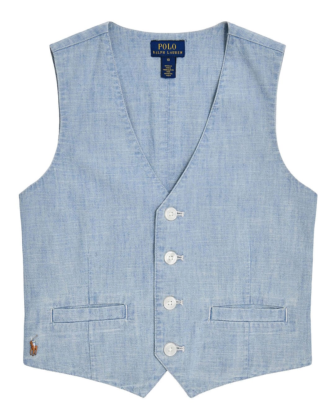 Polo Ralph Lauren Gilets Polo Ralph Lauren Blue Woven Gilet