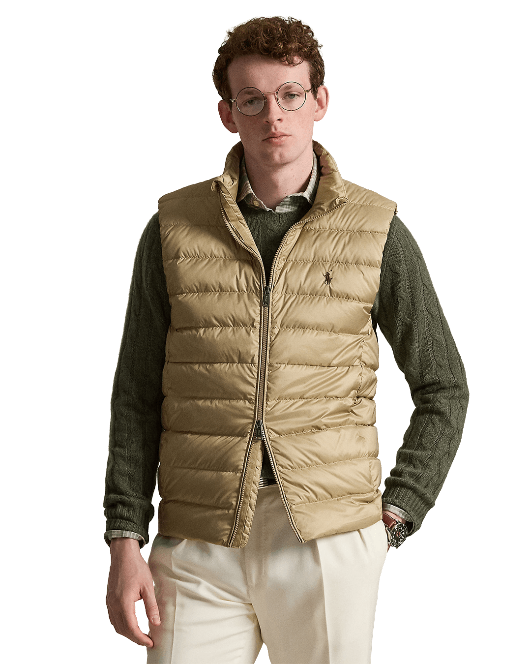Polo Ralph Lauren Gilets Ralph Lauren Beige Ralph Lauren The Colden Packable Down Vest Beige