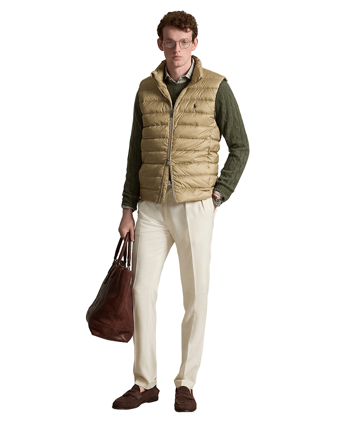 Polo Ralph Lauren Gilets Ralph Lauren Beige Ralph Lauren The Colden Packable Down Vest Beige
