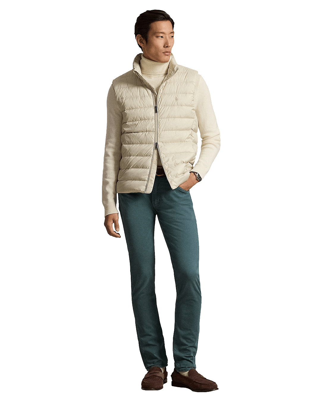 Polo Ralph Lauren Gilets Ralph Lauren Cream Ralph Lauren The Colden Packable Down Vest Cream