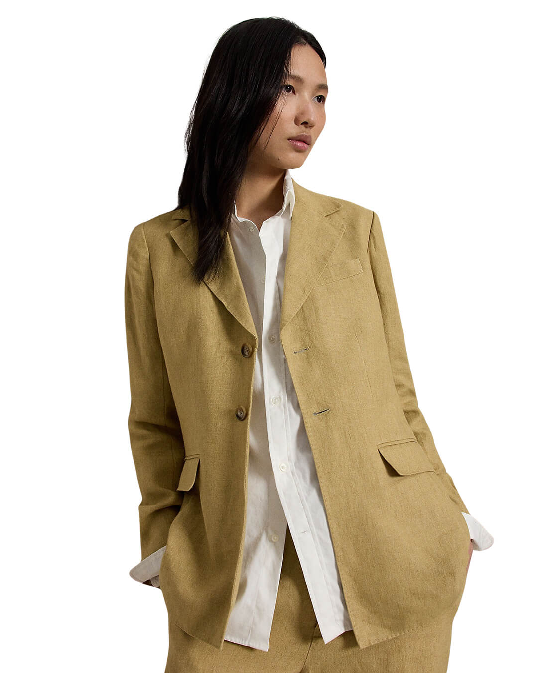 Polo Ralph Lauren Jackets Polo Ralph Lauren Beige Woven Sport Linen Jacket