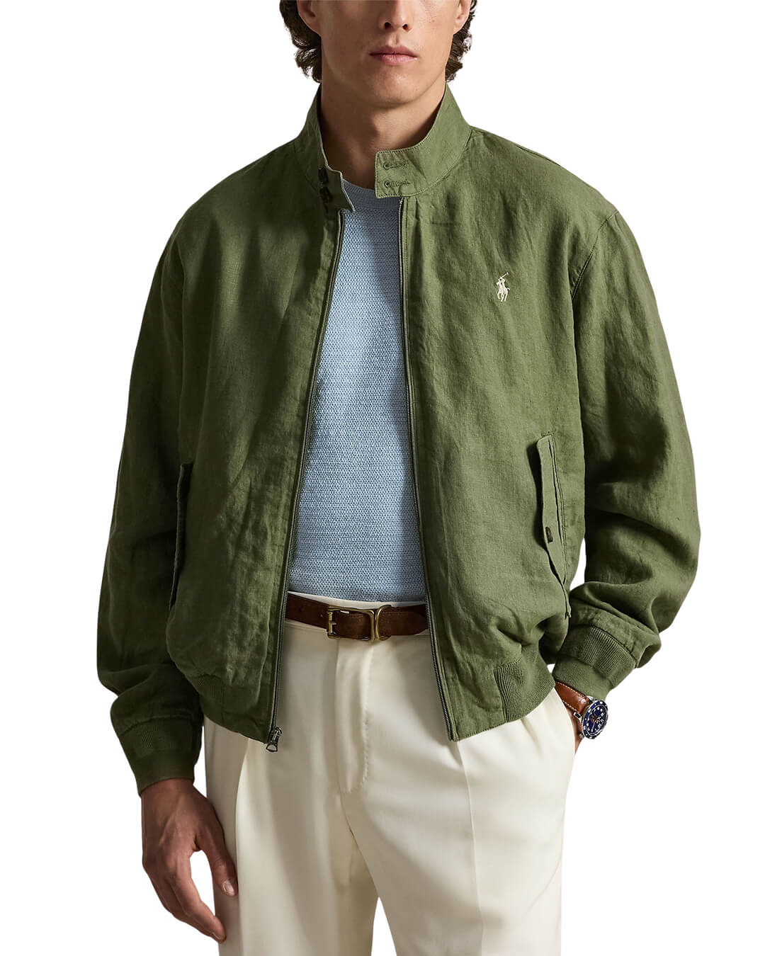 Polo Ralph Lauren Green Windbreaker Jacket - Bortex Fine Tailoring Polo Ralph Lauren Green Windbreaker Jacket - Bortex Fine Tailoring