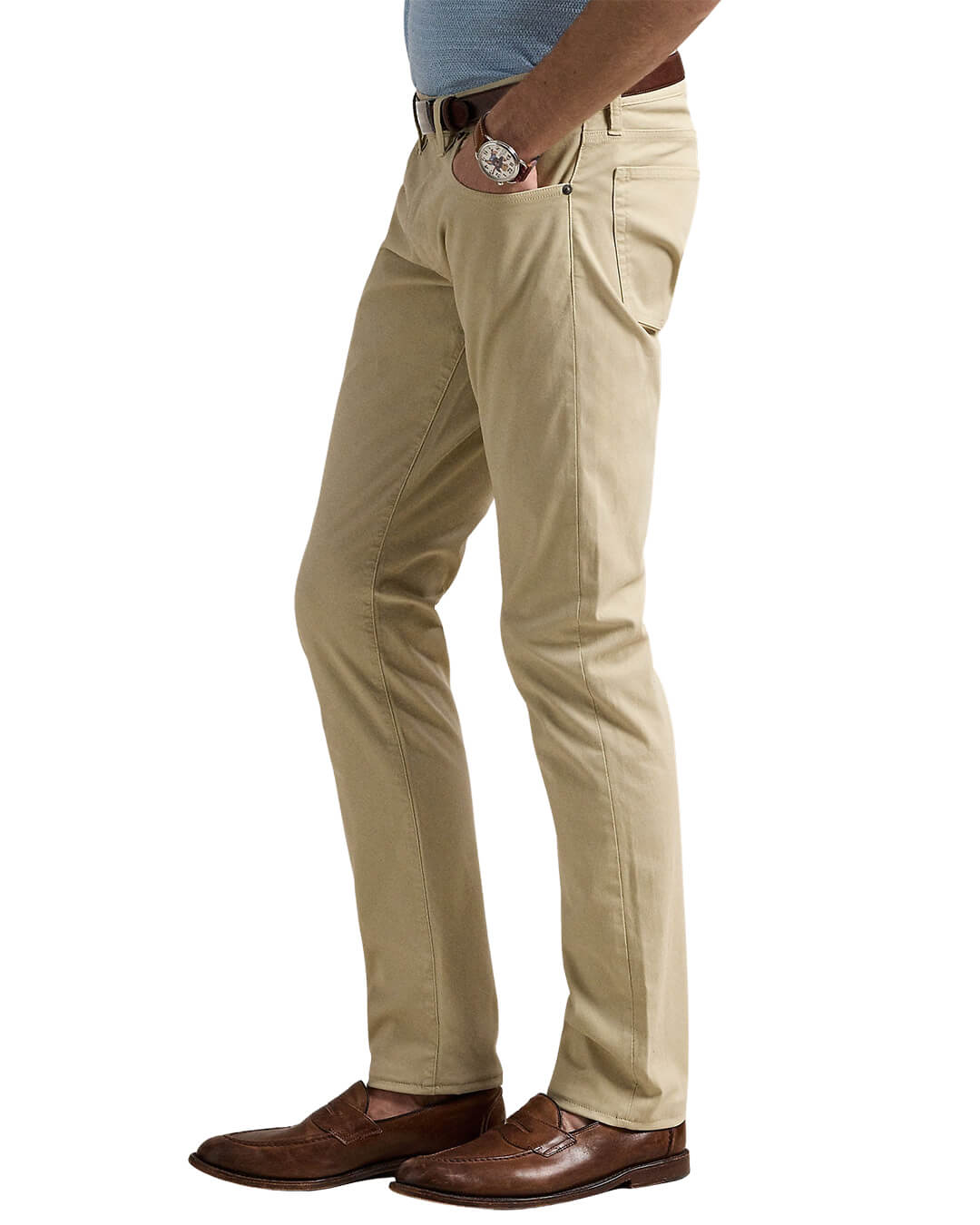 Polo Ralph Lauren Jeans SULLIVAN SLIM STRETCH TWILL PANT BROWN