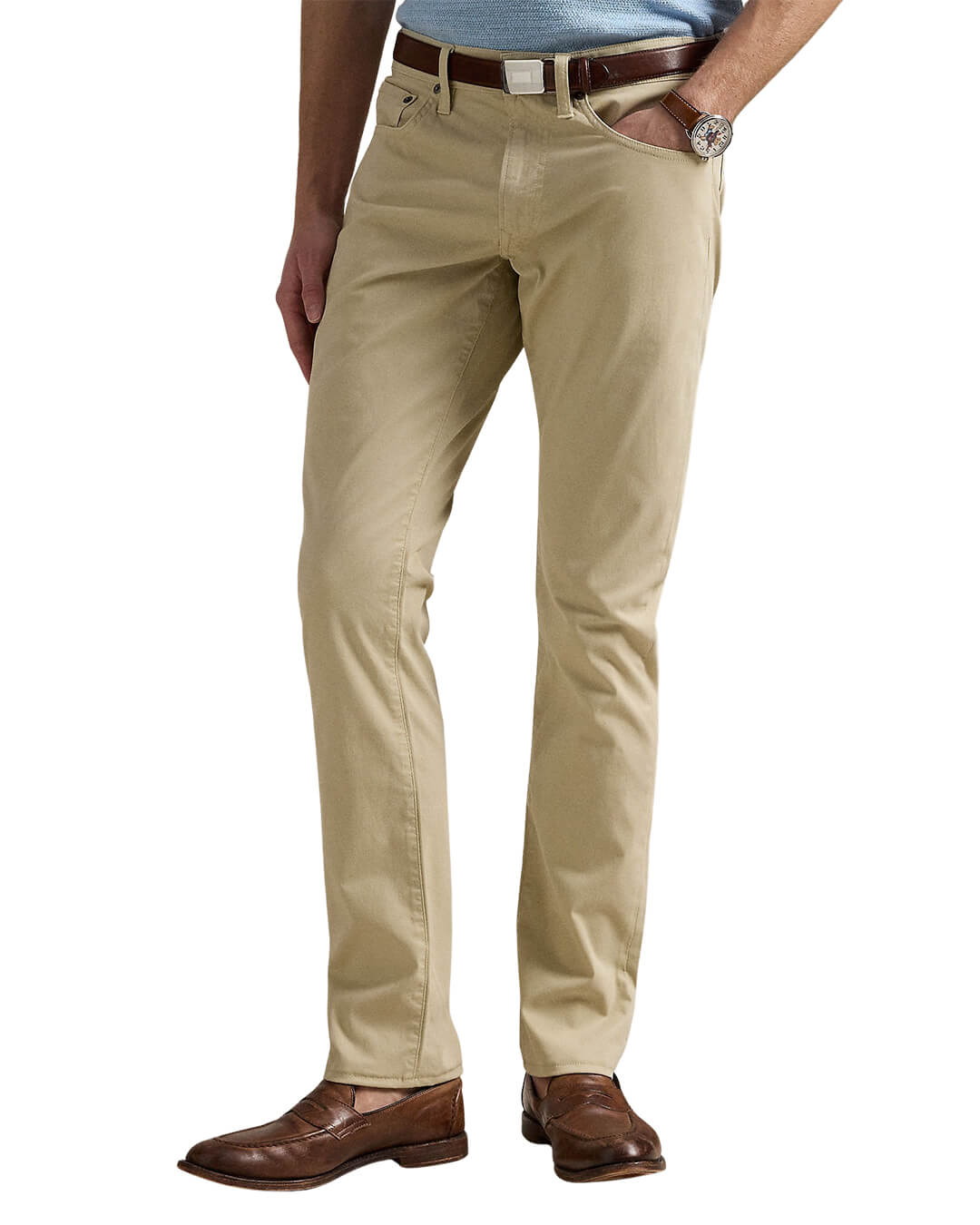 Polo Ralph Lauren Jeans SULLIVAN SLIM STRETCH TWILL PANT BROWN