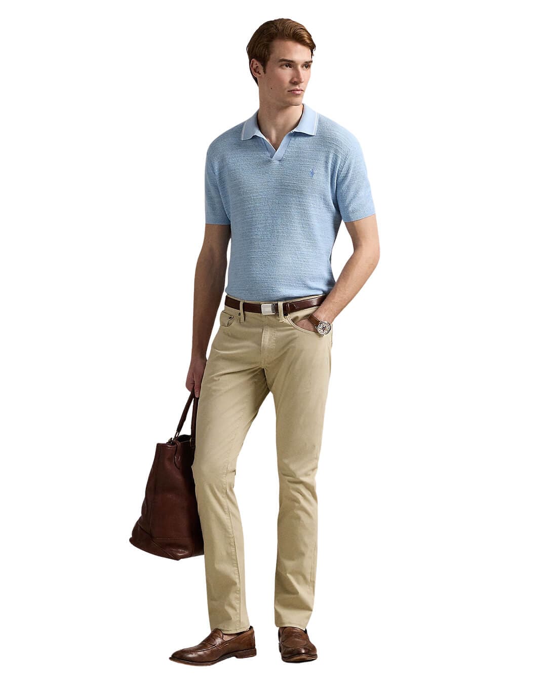 Polo Ralph Lauren Jeans SULLIVAN SLIM STRETCH TWILL PANT BROWN
