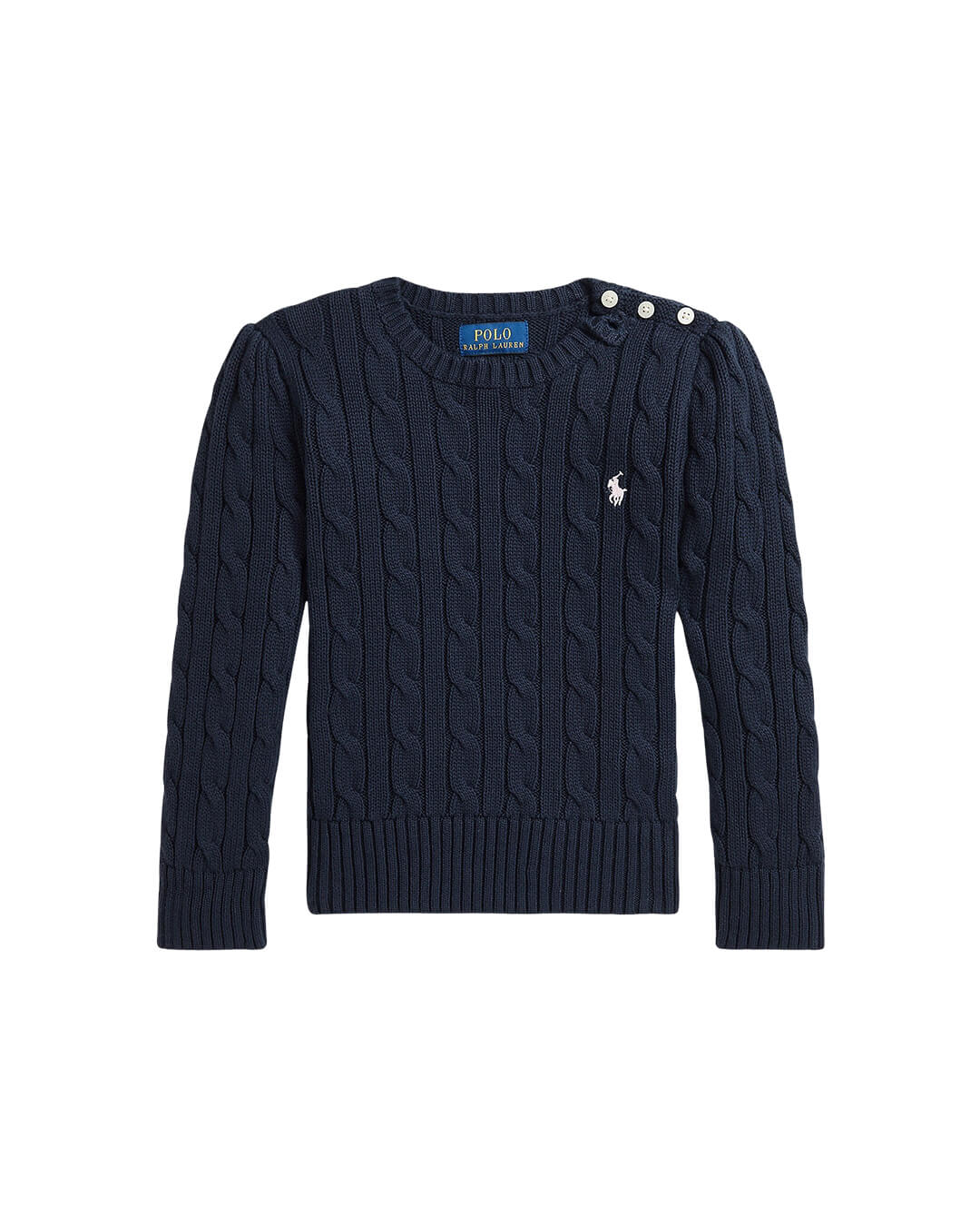 Polo Ralph Lauren Jumpers CABLE-KNIT COTTON SWEATER NAVY