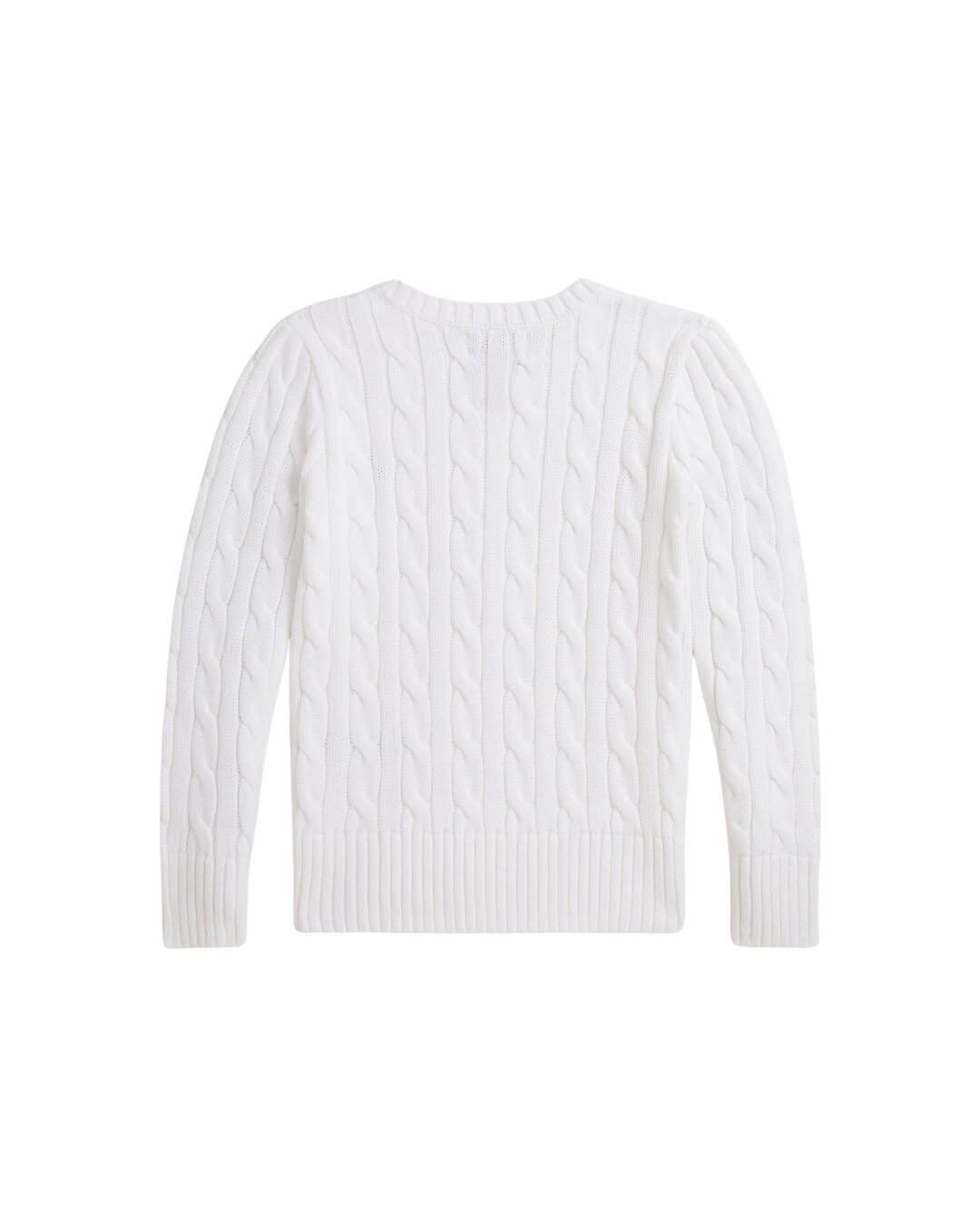 Polo Ralph Lauren Jumpers CABLE-KNIT COTTON SWEATER WHITE