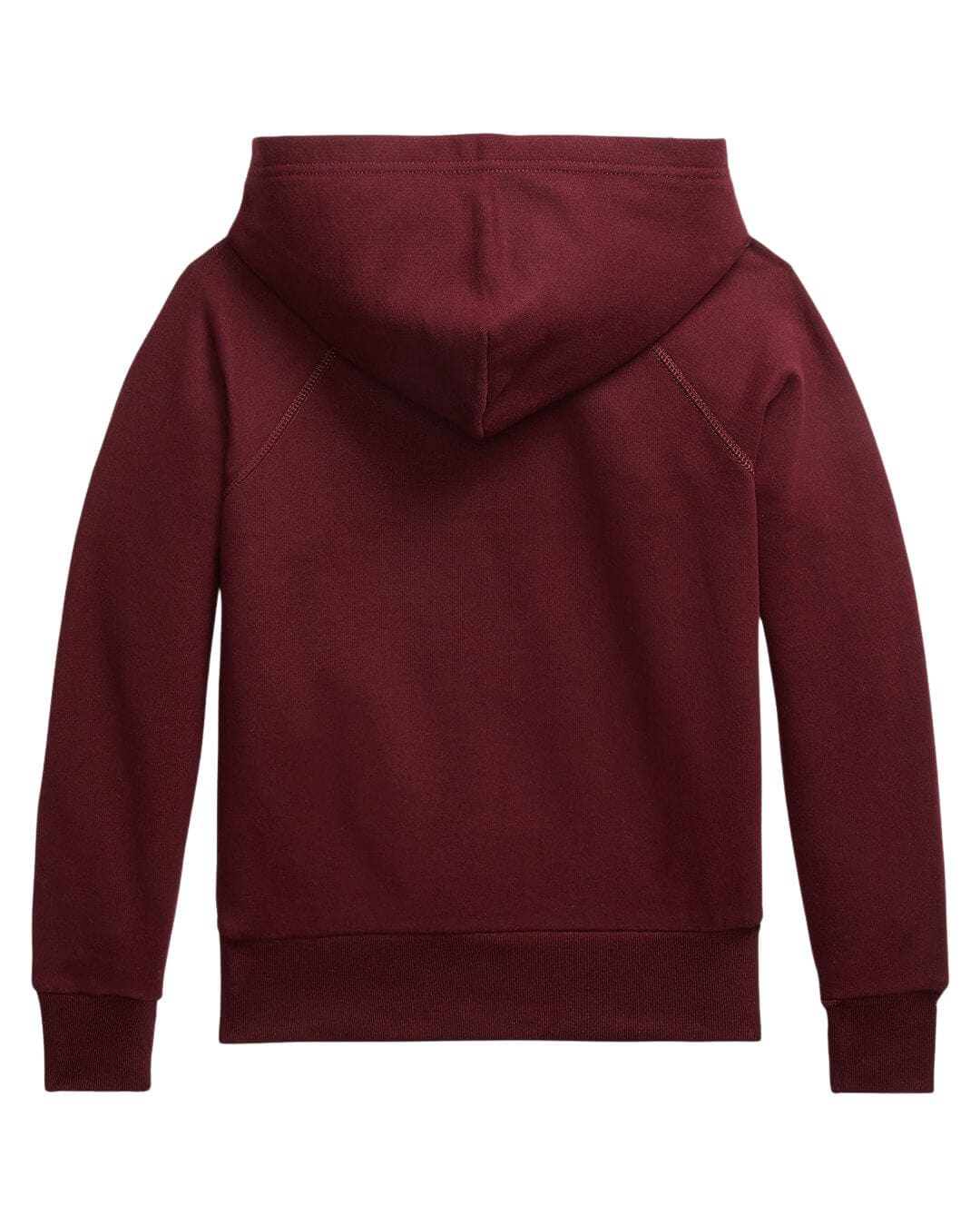 Polo Ralph Lauren Jumpers Girls Polo Ralph Lauren Burgundy Big Pony Fleece Hoodie
