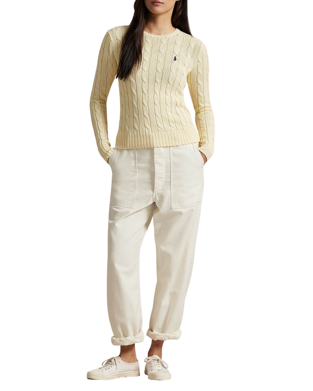 Polo Ralph Lauren Jumpers JULIANNA LS PULLOVER NATURAL
