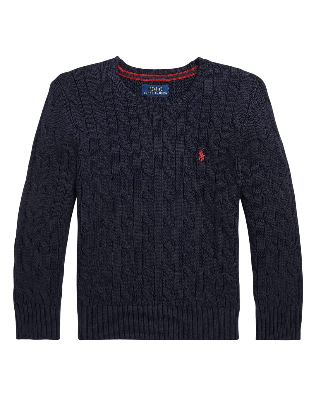 Polo Ralph Lauren Jumpers LS CABLE CN TOPS SWEATER NAVY 322702674060 AW24