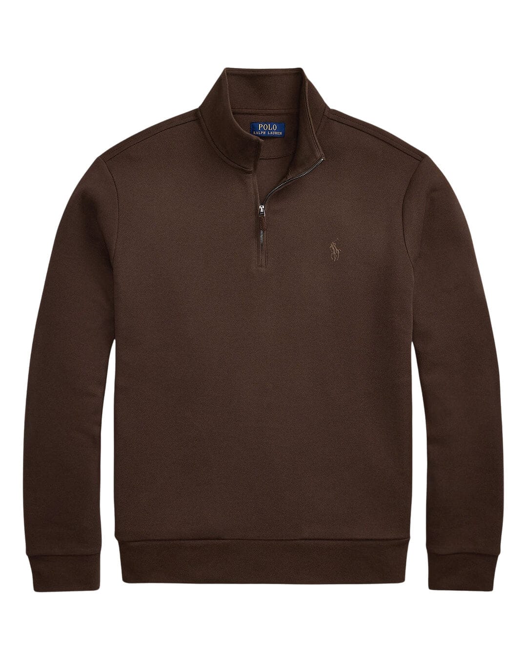 Polo Ralph Lauren Brown Lshzm24 Ls Half Zip Dark - Bortex Fine