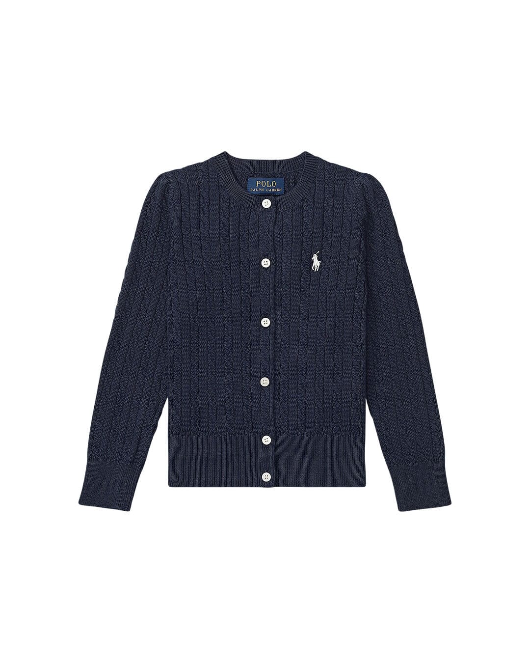 Polo Ralph Lauren Jumpers MINI-CABLE COTTON CARDIGAN NAVY