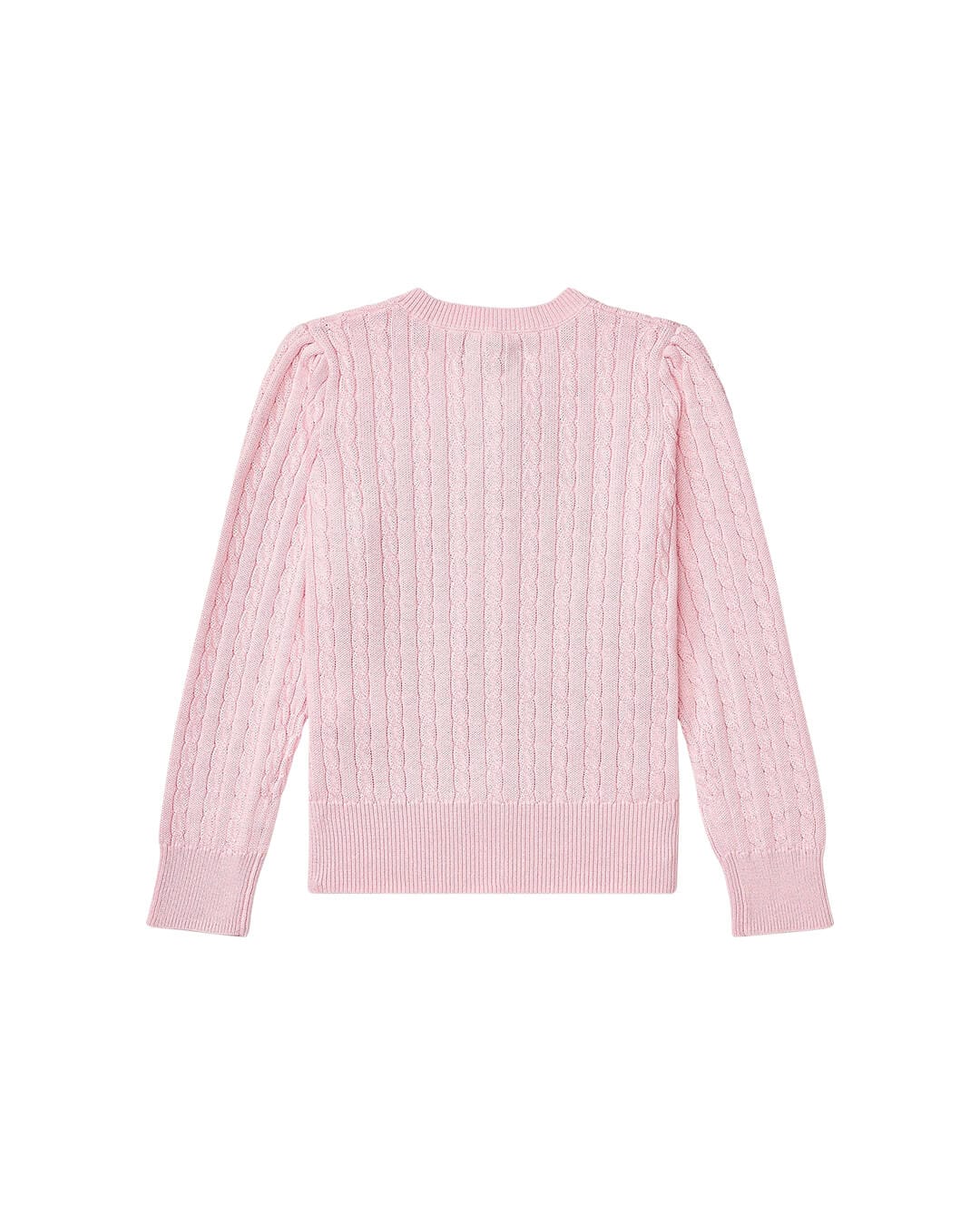 Polo Ralph Lauren Jumpers MINI-CABLE COTTON CARDIGAN PINK