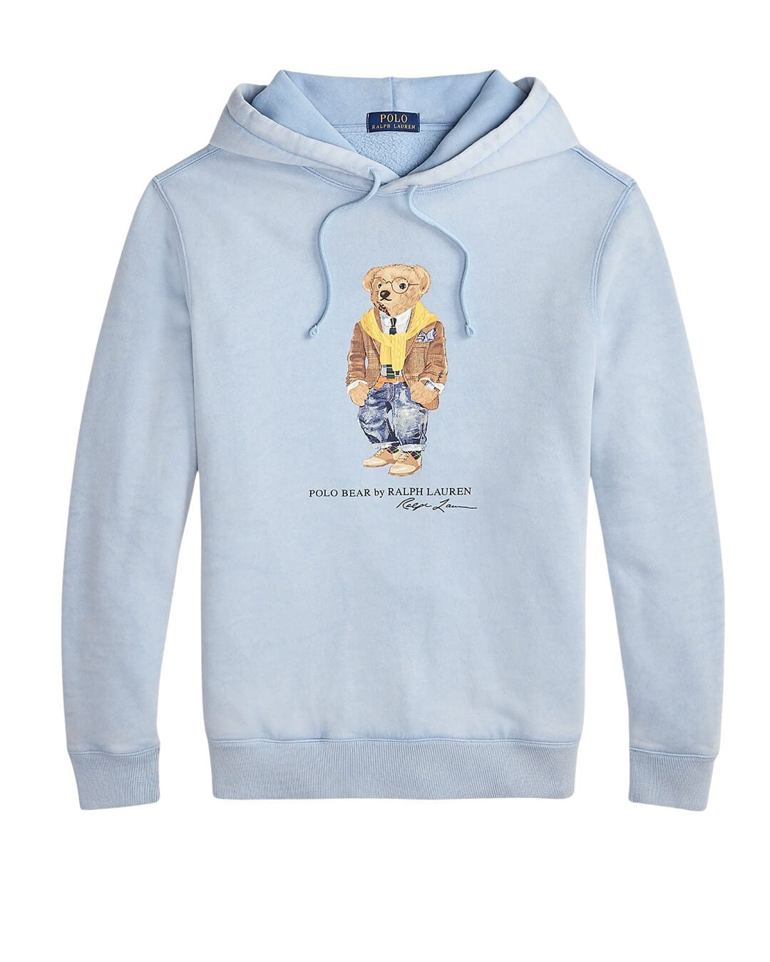 Polo Ralph Lauren Jumpers Polo Ralph Lauren Blue  Bear Garment-Dyed Fleece Hoodie  Jumper