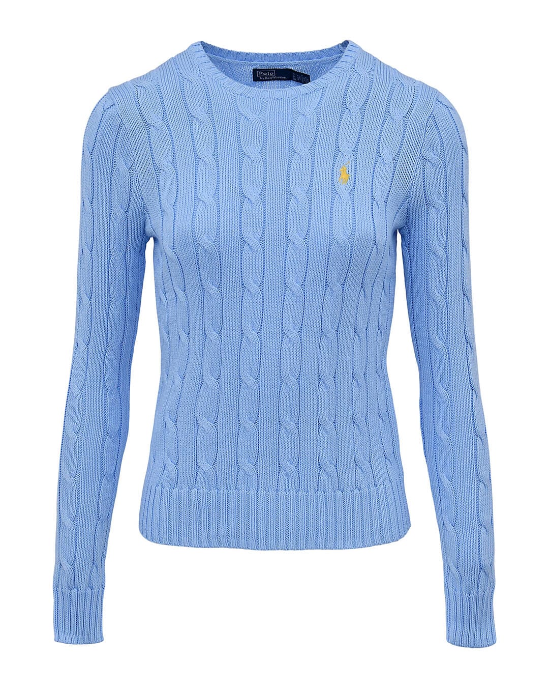 Polo Ralph Lauren Jumpers Polo Ralph Lauren Blue Julianna Cable-Knit Cotton Jumper