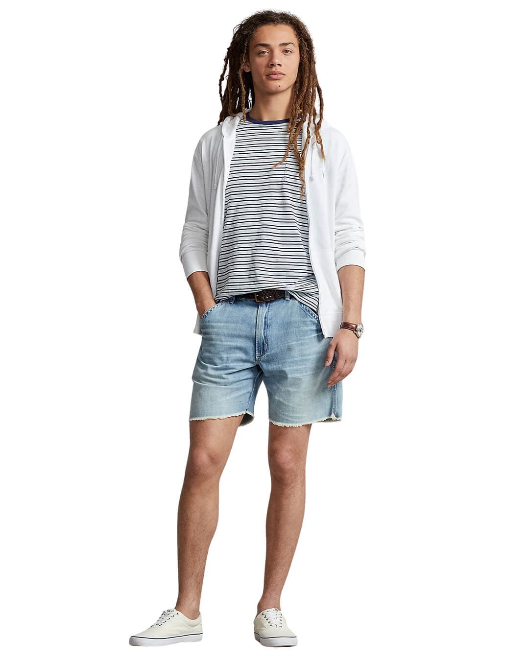 Polo Ralph Lauren Jumpers Polo Ralph Lauren LSFZHOODM12 KNIT WHITE