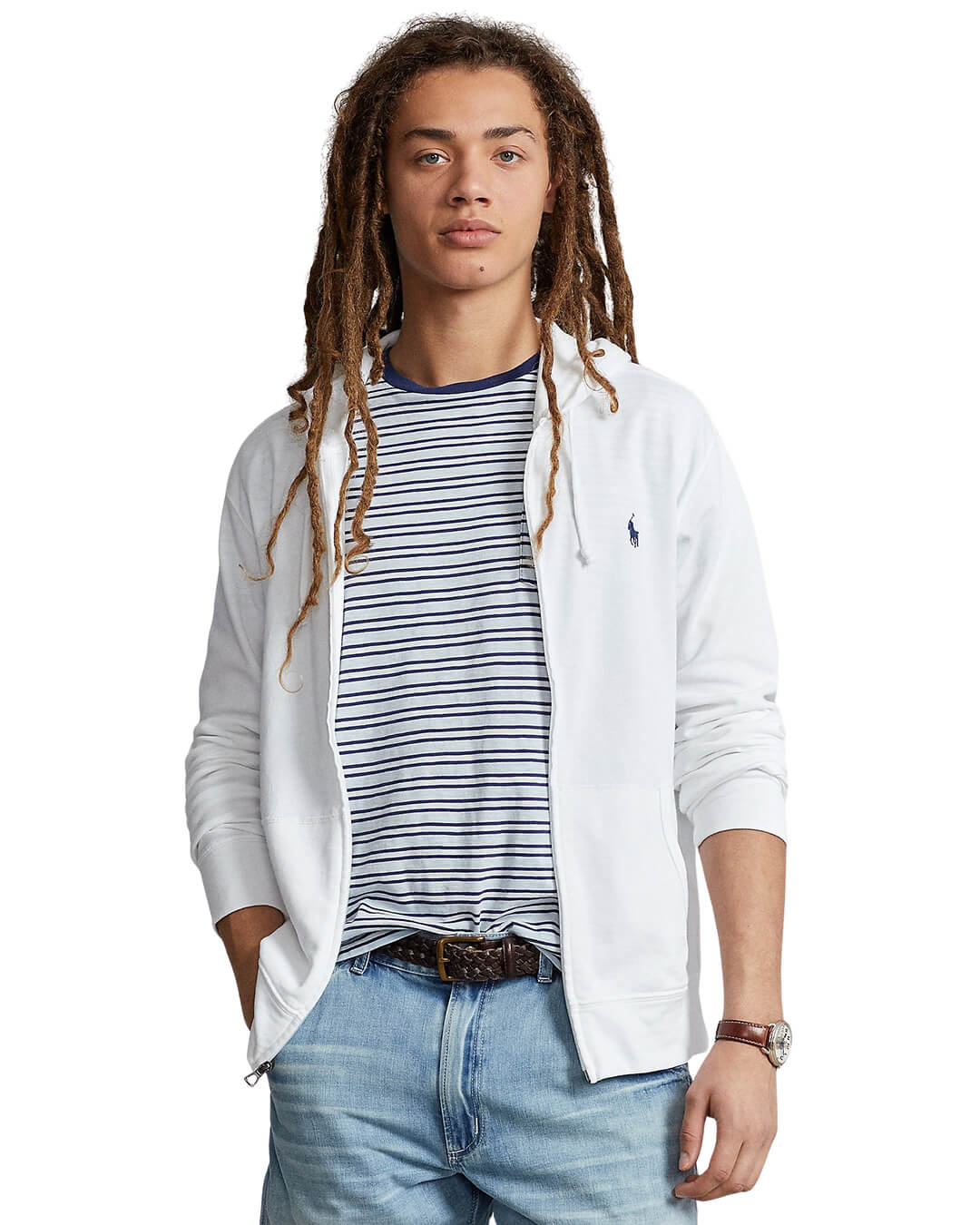 Polo Ralph Lauren Jumpers Polo Ralph Lauren LSFZHOODM12 KNIT WHITE