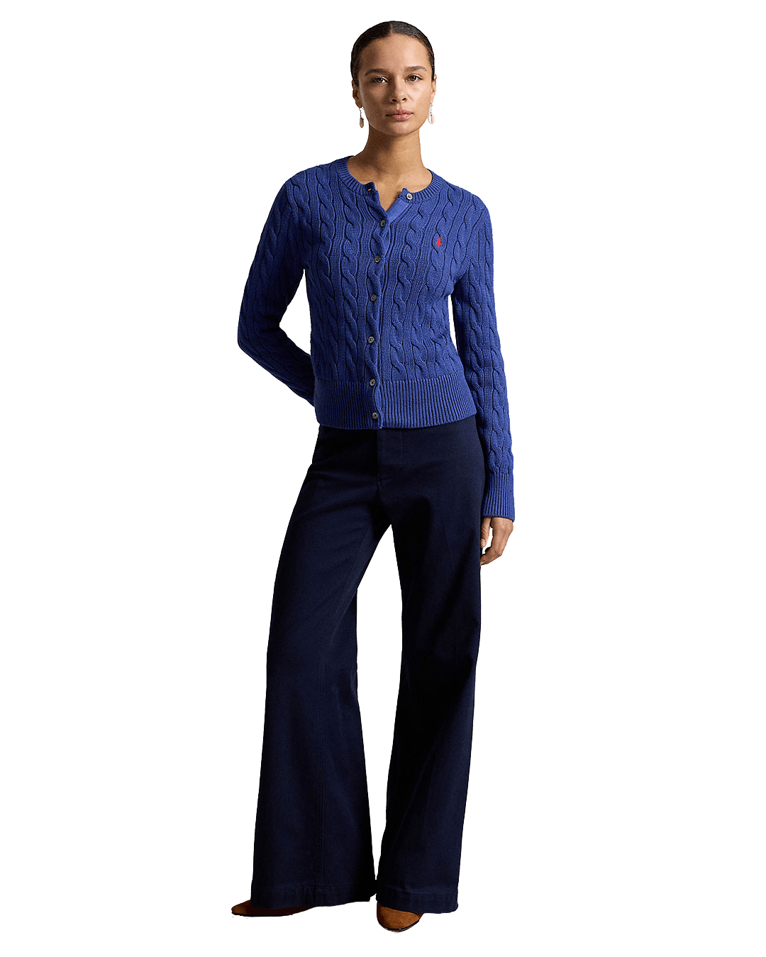 Polo Ralph Lauren Jumpers Ralph Lauren Blue Ralph Lauren Cable-Knit Cotton Cn Cardigan Blue