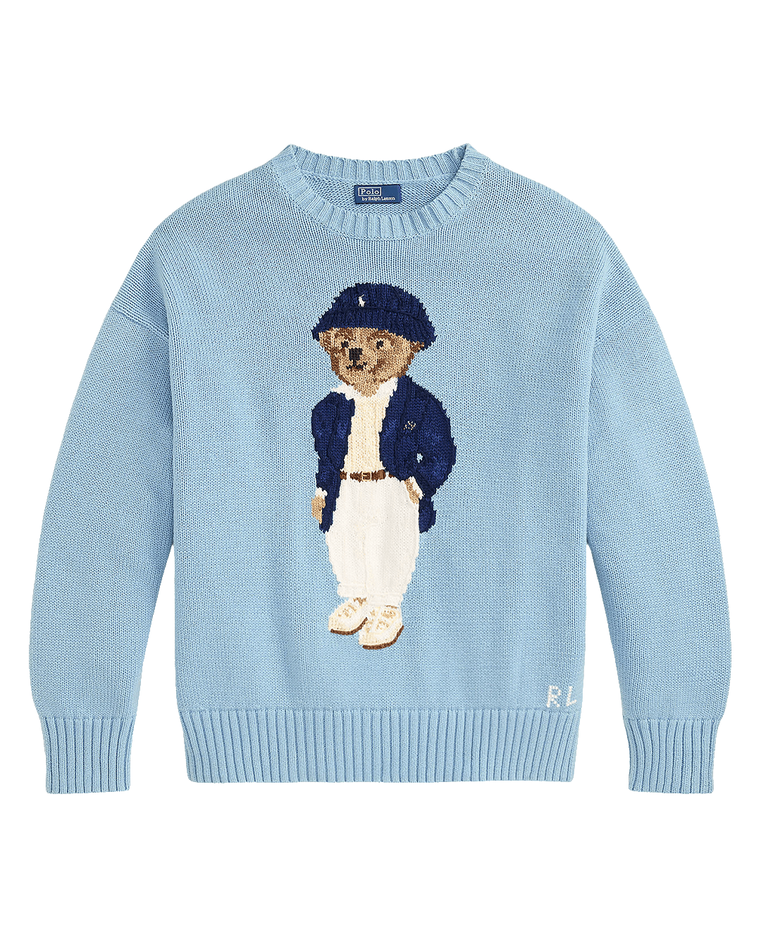 Polo Ralph Lauren Jumpers Ralph Lauren Blue Ralph Lauren Polo Bear Oversize Cotton Sweater Blue