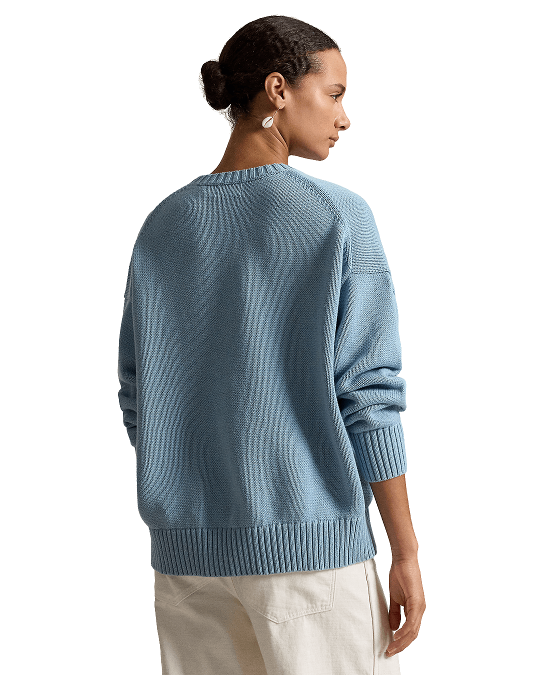 Polo Ralph Lauren Jumpers Ralph Lauren Blue Ralph Lauren Polo Bear Oversize Cotton Sweater Blue