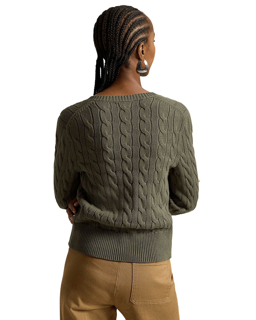 Polo Ralph Lauren Jumpers Ralph Lauren Green Ralph Lauren Cable-Knit Cotton Cn Cardigan Green