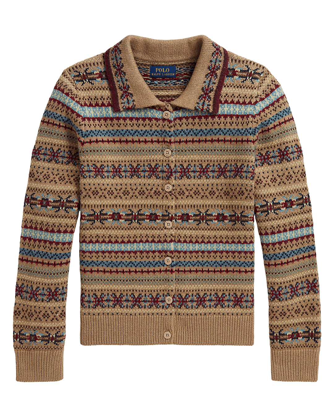 Polo Ralph Lauren Jumpers Ralph Lauren Multicoloured Ralph Lauren Fair Isle Cotton-Wool Cardigan Multicoloured