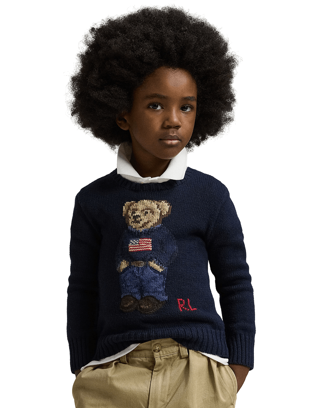 Polo Ralph Lauren Jumpers Ralph Lauren Navy Ralph Lauren Polo Bear Cotton Sweater Navy