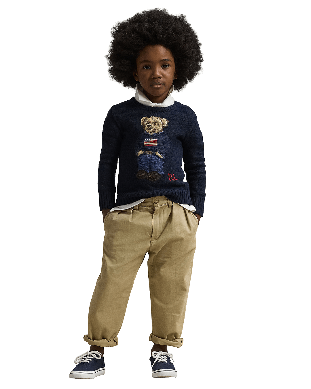 Polo Ralph Lauren Jumpers Ralph Lauren Navy Ralph Lauren Polo Bear Cotton Sweater Navy
