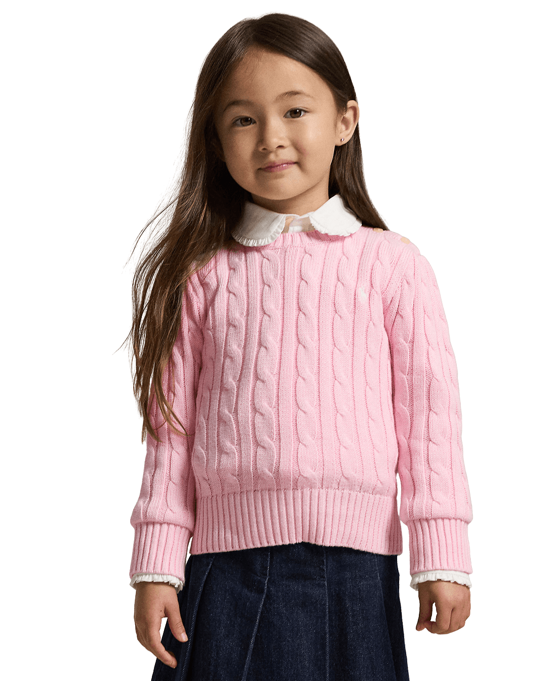 Polo Ralph Lauren Jumpers Ralph Lauren Pink Ralph Lauren Cable-Knit Cotton Sweater Pink