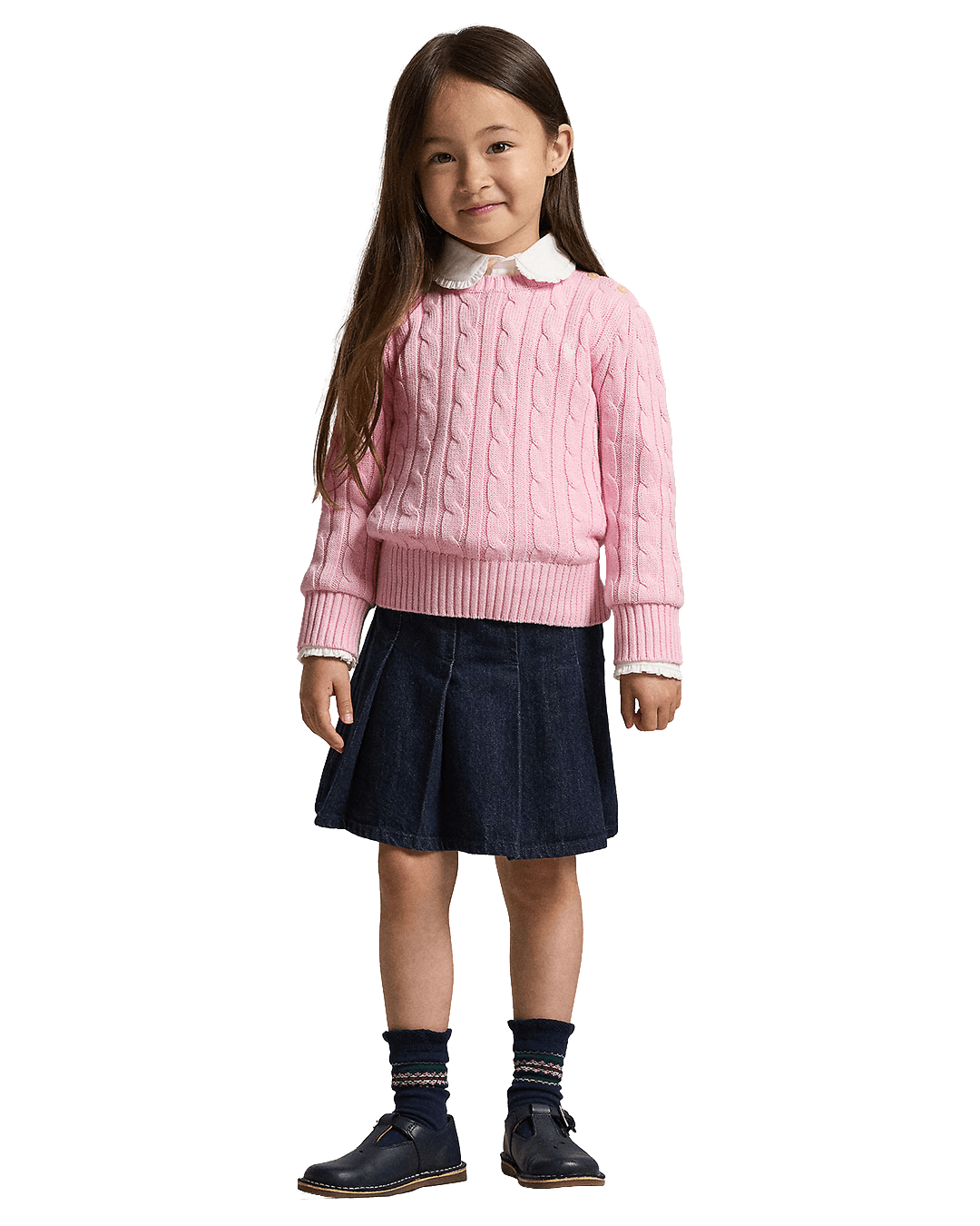 Polo Ralph Lauren Jumpers Ralph Lauren Pink Ralph Lauren Cable-Knit Cotton Sweater Pink