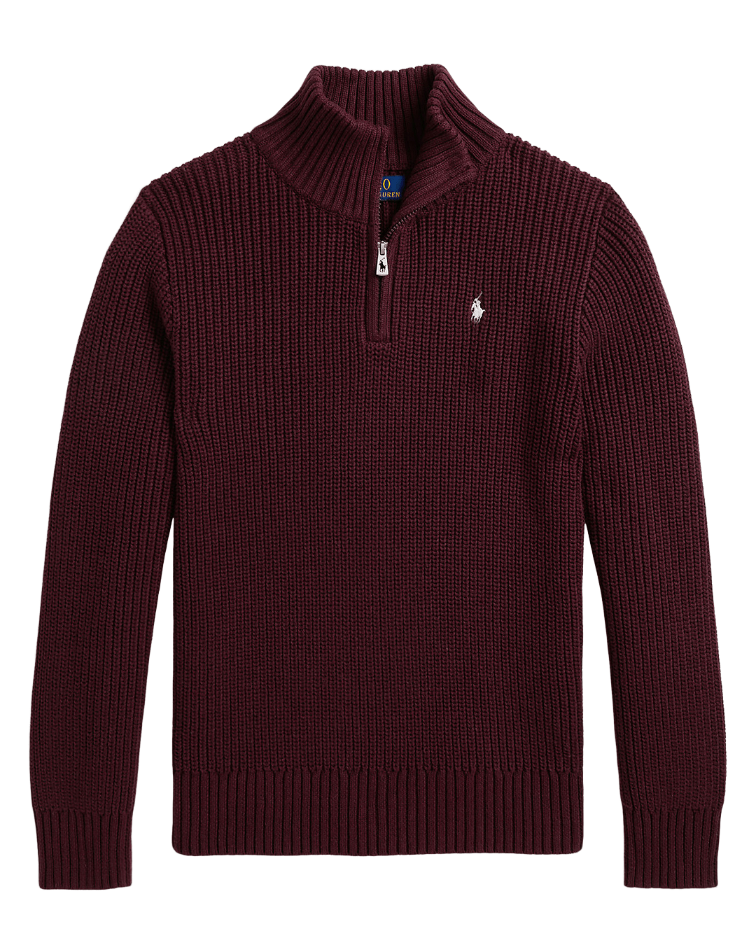 Polo Ralph Lauren Jumpers Ralph Lauren Red Ralph Lauren Cotton Quarter-Zip Sweater Red