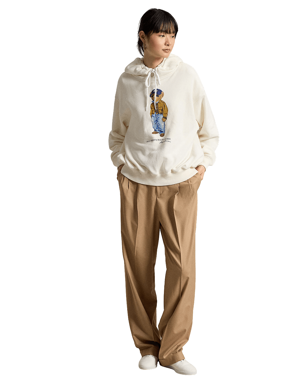 Polo Ralph Lauren Jumpers Ralph Lauren White Ralph Lauren Polo Bear Lightweight Fleece Hoodie White