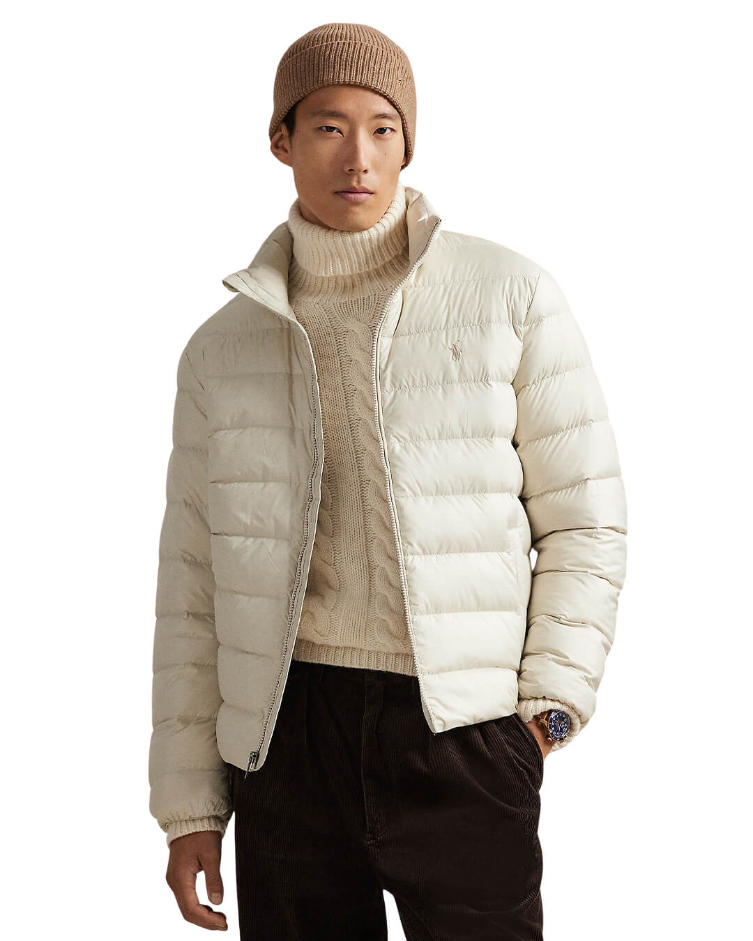 Polo Ralph Lauren Outerwear CLDN WLD JKT-INSULATED-BOMBER NATURAL