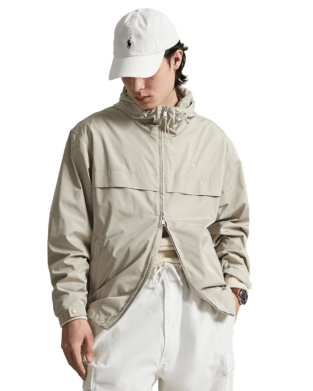Polo Ralph Lauren Outerwear Ralph Lauren Beige Ralph Lauren The Glenmoor Hooded Jacket Beige