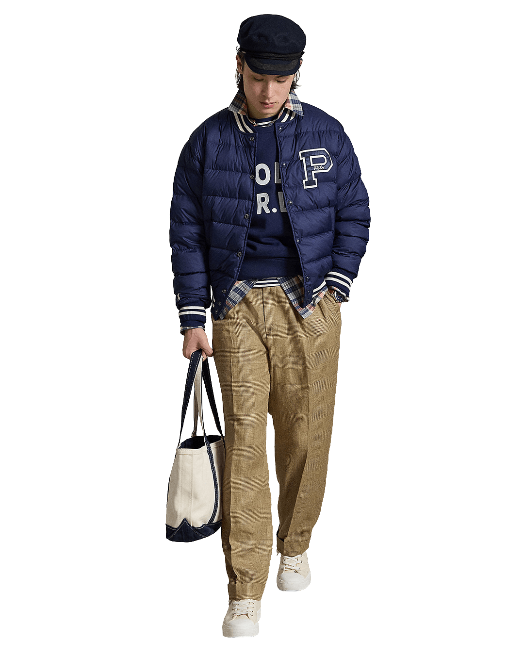 Polo Ralph Lauren Outerwear Ralph Lauren Navy Ralph Lauren The Colden Quilted Letter Jacket Navy