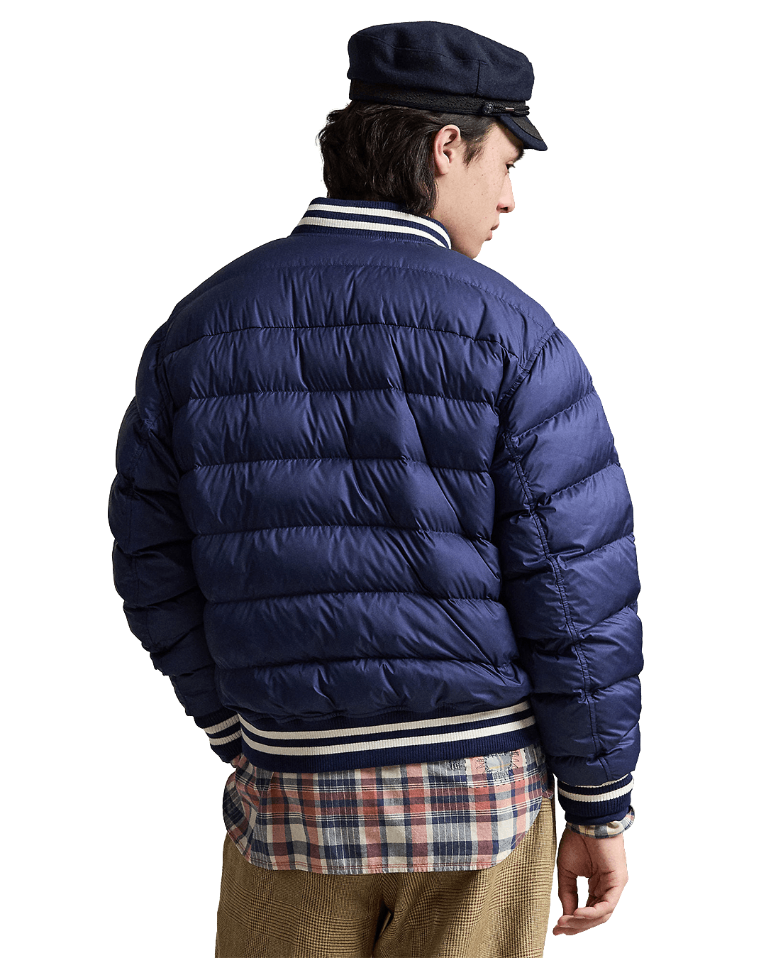 Polo Ralph Lauren Outerwear Ralph Lauren Navy Ralph Lauren The Colden Quilted Letter Jacket Navy