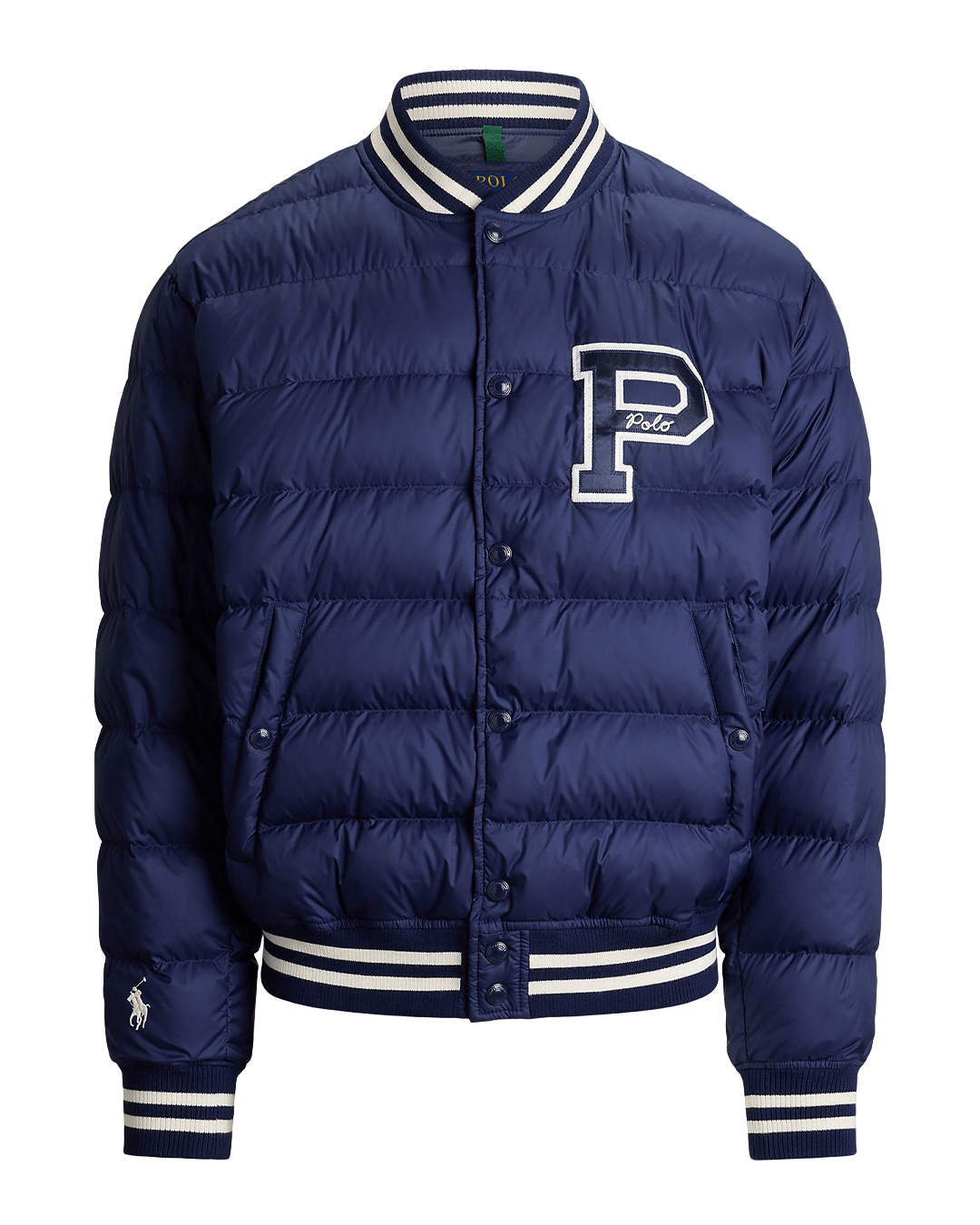 Polo Ralph Lauren Outerwear Ralph Lauren Navy Ralph Lauren The Colden Quilted Letter Jacket Navy