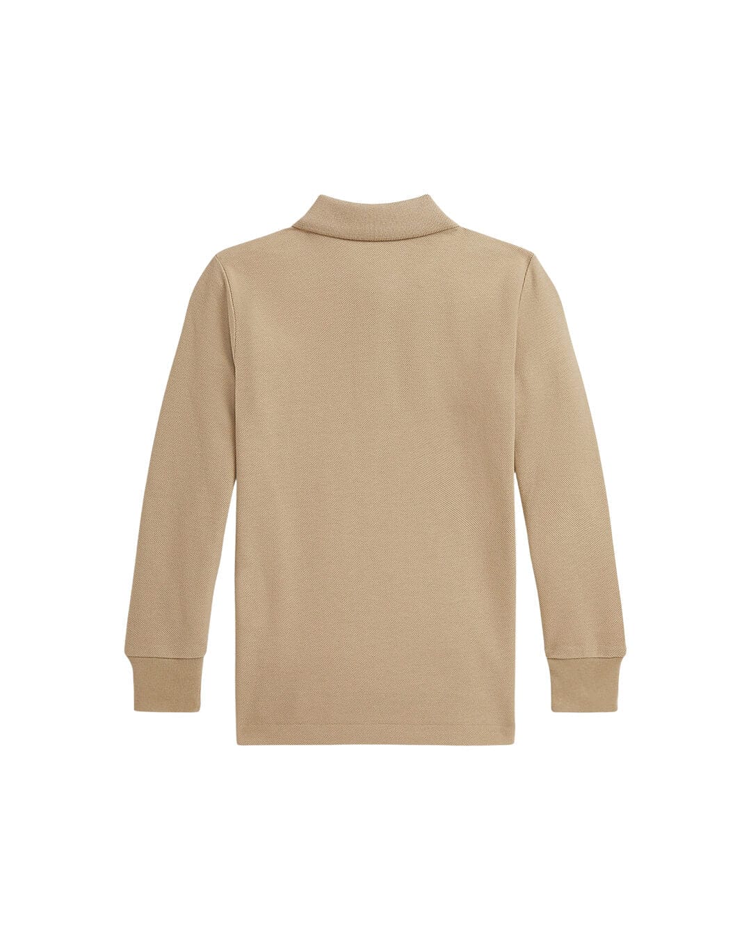 Polo Ralph Lauren Polo Shirts COTTON MESH LONG-SLEEVE POLO SHIRT BEIGE/KHAKI