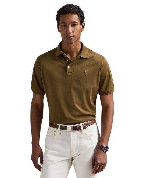 Polo Ralph Lauren Brown Custom Sf Soft Cotton Polo Shirt Bortex