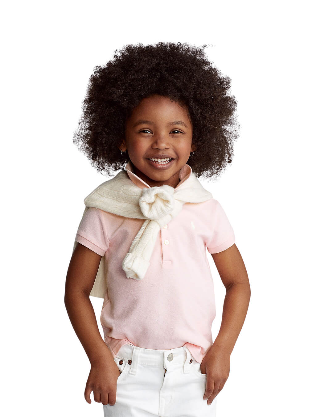 Polo Ralph Lauren Polo Shirts Girls Polo Ralph Lauren POLO SHIRT SS KNIT PINK