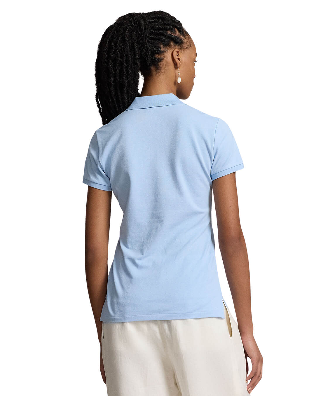 Polo Ralph Lauren Polo Shirts Polo Ralph Blue Lauren Knit Strech Mesh Polo Shirt