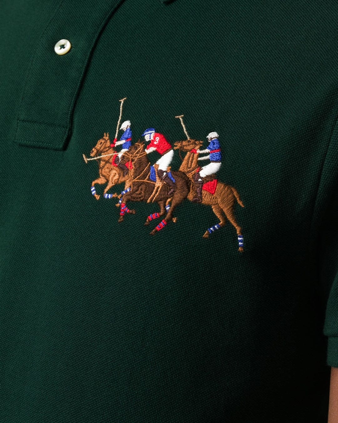 Polo Ralph Lauren Polo Shirts Polo Ralph Lauren Green Polo Game Polo Shirt