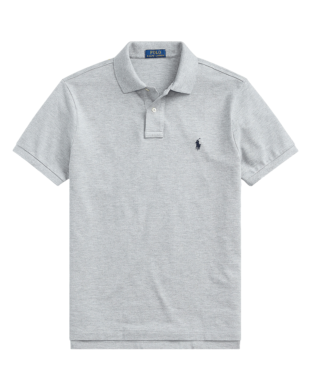 Polo Ralph Lauren Polo Shirts Polo Ralph Lauren Grey Iconic Mesh Polo Shirt